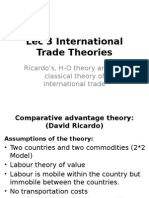 Lec 3 International Trade Theories