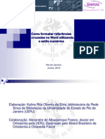 Como Elaborar Referencias Cruzadas No Estilo Numerico de Vancouver Ou ABNT PDF