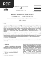 Spherical Harmonics in Texture Analysis