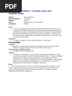 SAP Business Workflow - Concepts, Inbox and Template Usage: Prerequisites