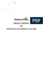 Rafhan Maize Project of Financial Statement Analysis