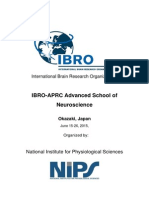 IBRO-APRC Advanced School Report 2015 (Okazaki, Japan)