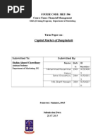 Capital Market of Bangladesh