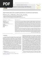 Experimental Study of The Strength and Behaviour of Reinforced Coped Beams