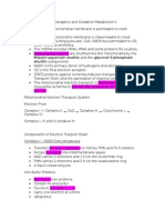 4 Bioenergetics and Oxidative Metabolism II