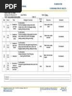 Planeación Semanal Coordinación de Inglés: Date Hours Topic Strategies For Learning Book's Resources Homework