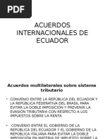 Acuerdos Internacionales de Ecuador