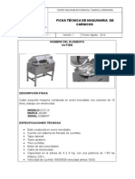 Ficha Tecnica Cutter