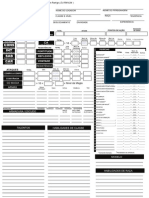 Tormenta RPG - Ficha de Personagem Por Jonatan Rodrigo