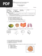 Prueba Unidad 2 La Celula 5