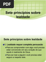 Principios Sobre Lealdade