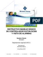 Instructivo Alarmas sc200 Wec Rev