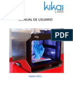 Manual Impresora 3D Kikai M11