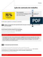 Rescisão e Alteração Do Contrato de Trabalho - Gabarito - Testes - DireitoNet