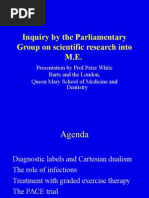 Inquiry by The Parliamentary Group On Scientific Research Into M.E