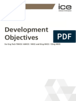 ICE 3005A-Development Objectives