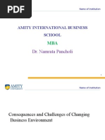 Dr. Namrata Pancholi: Amity International Business School