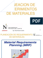 Planeacion de Requerimientos de Materiales