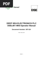 DSEL401 MKII Operators Manual