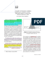 Pruebas de Significancia P - Parte 2