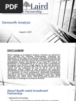 Booth Laird Investment Partnership Genworth Analysis