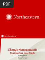 Change Management Case Study - Northeastern University