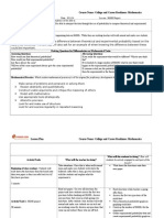 Lesson Plan Course Name: College and Career Readiness: Mathematics