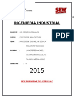 Proceso de Manufactura Reductor