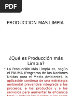 Produccion Mas Limpia