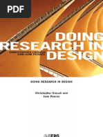 Doing Research in Design - Christopher Crouch