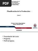 Planificacion de La Produccion