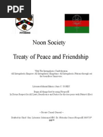 Noocratic Society Treaty of Peace and Friendship