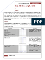 Lab 05-Study of Systems Using MATLAB