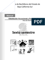 Ejercicios de Orientacion Educativa Semestre VI