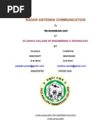 Ece7 - Radar Antenna Communication