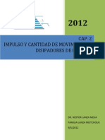 CAP 2 IMPULSO Y CANTIDAD DE MOVIMIENTO Y DISIPADORES DE ENERGIA Nelame PDF