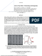 Plasmonic Sensors Based On Nano-Holes: Techonology and Integration