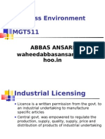 BE Industrial Licensing