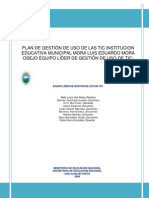 Microsoft Word - PLAN DE GESTIÓN DE USO DE LAS TIC