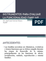 Instrumentos para Evaluar La Funcionalidad Familiar