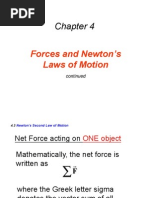 Forces and Newton's Laws of Motion: Continued