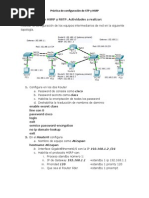 Configuración de STP y HSRP Comandos