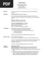 Bement Resume August 2015