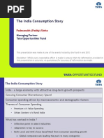 India Consumption Story