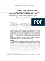 01 Caballo Et Al. Evaluando Ansiedad Social (Spai) 2013