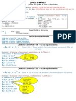 Fórmulas Matemática Financeira