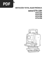 Manual Topcon Gts 226 Estacion Total