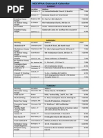 NECYPAA Outreach Calendar