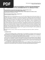 Knowledge-Based Engineering System For Determining The Shape of Fuel Distribution in An Aircraft Wing