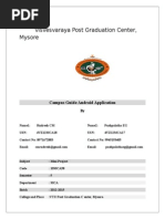 Visvesvaraya Post Graduation Center, Mysore: Campus Guide Android Application